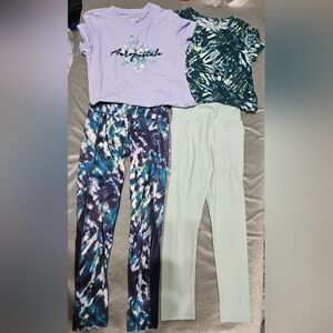 4 Piece Abercrombie Old Navy athletic lot Girls size 10-12